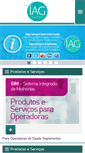 Mobile Screenshot of iagsaude.com.br